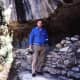 My hubby at the Walnut Canyon cliff dwellings