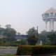 Kuching Civic Centre on a rainy day