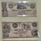 Old historic Texas Treasury Notes dated 1838, 1840 &amp; 1846