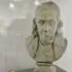 Bust of Benjamin Franklin plus book written by him about his life