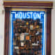 Houston, Unknown date, Jim Groff, Artist. Assemblage with wood type, found objects, and neon 