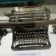 Underwood typewriter on display
