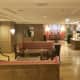 Some of the additional lounge space located on the second floor, above the lobby.