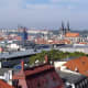 Towards Prague's Old Town and the Castle.