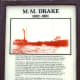 M. M. Drake display at the Great Lakes Shipwreck Museum in Whitefish Point, Michigan.