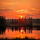 Sunset near Sleeping Giant Provincial Park, Ontario, Canada