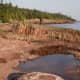 View from the Coastal Trail at Lake Superior Provincial Park in Ontario, Canada