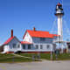 All ships that enter and leave Lake Superior must pass the Whitefish Point Light. It is also known as the "Graveyard of the Great Lakes." It is also home to the Great Lakes Shipwreck Museum.