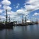 Tall Ships on the Fox River in Green Bay, Wisconsin