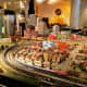 HO-gauge model trail layout inspired by BNSF's "Empire Builder" route from Seattle to Chicago at the Museum of Science and Industry in Chicago, Illinois