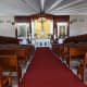 This church along the blue line provided a shady and peaceful respite from the sun.
