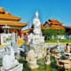 Fountain with Quan Am statue & zodiac figures