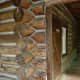 Moore log cabin