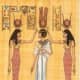 Isis and Hathor crowning Queen Nefertari.