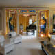 Elvis' original living room at Graceland.