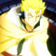 Laxus Dreyar saving Natsu team from Hades.