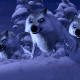 The pack of wolves; Frozen, 2013