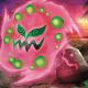 Spiritomb is said to have been trapped in the crevice of a Keystone by a mysterious spell. 