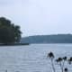 Lake James near the beach on trail 5