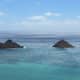 Mokulua Islands, as seen from the pillboxes