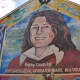 Mural commemorating Hunger Striker Bobby Sands, MP, on the gable wall of Sinn F&eacute;in's party offices on the Falls Road in Belfast.