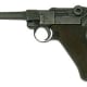 The Ruger's spiritual ancestor, the Luger P-08. Some people back in the day even called the Ruger standard the &quot;Ruger Luger.&quot;