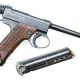 The Nambu Pistol that inspired the Ruger Standard, the Mark II's papa. So in a way, this Nambu pistol is the Mark II's Grandfather. (I guess that makes the Luger its great grandfather!)