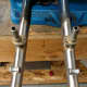 Rack mount bolt holders are arranged above brake mounts.