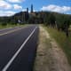 Heading back on River Road toward the ski jumps