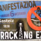 Anti-fracking poster in Vitoria-Gasteiz, &Aacute;lava, Spain, October 2012.  Critics of fracking's concerns include water contamination, earthquakes, greenhouse gases, disruption to locals, and general environmental damage.