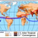 Diagram of intertropical convergence zones