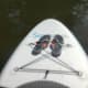 The board felt good in the water, and the paddle that came with it was adjustable. Which worked out well as I am quite short and my boyfriend is tall so we could adjust the paddle to work for both of us.