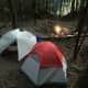 Our site on the hill overlooking the river