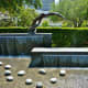 View of Lauren's Garden in Houston's Market Square Park