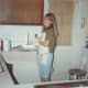 After we returned home in July, Sarah painted the kitchen. She was a very skilled painter and enjoyed the work.