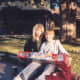 Sarah and Jason, on unsupervised visit, Christmas, 1990.