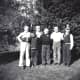 Cub Scout group, 1957 - 3rd from the left, my brother John and 5th from the left, my brother Jim. My mother was the cub scout leader.