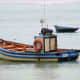 A fishing boat on the Skeleton Coast