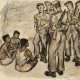 Dutch soldiers on patrol on the island of Java 1946-1949 by Synco Schram de Jong