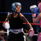 Who would you rather be -- the pink lady or her punchy friend? Someone means business.