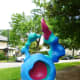 “Bunny” sculpture by Tara Conley in True South sculpture exhibit Houston