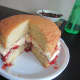 make a Victoria Sponge (lucky I had flour in the cupboard!).