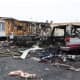 A meth lab explosion