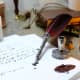 Quill, paper and ink, a writers tools