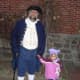 With Papa at the Paul Revere House during their annual holiday program