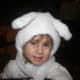 My daughter as a young sheep in a Christmas Pageant