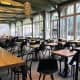 Large dining area at De Plantage.