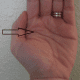 Take a look at your hand and find the second lateral line going across your palm.