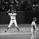 One for the ages. Carlton Fisk's iconic urging of his home run ball to win Game 6 of the 1975 World Series. But the Reds bounced back to win the next night.