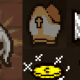These are the random starting items I started with while playing as Eden.